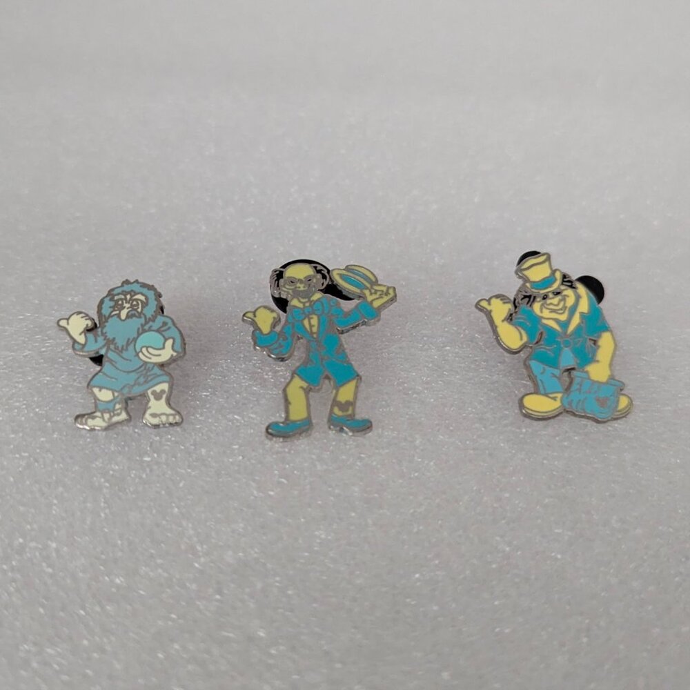 Disney  Haunted Mansion Hitchhiking Ghosts  Ezra Gus Phineas Pin Hidden Mickey